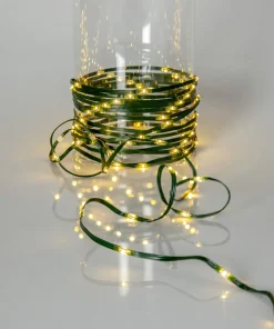 DEW DROP MICRO Julgransslinga 160LED Varmvit/Grön