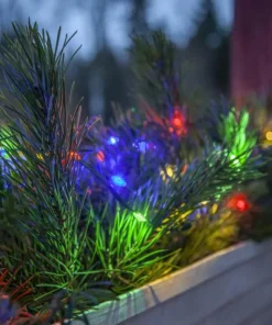 DEW DROP MICRO Ljusslinga 15m 200LED Multi/Grön