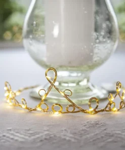 DIADEM Inomhusdekoration 18cm 20LED Mässing