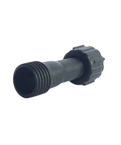DIN 12V Adapter 2 x Rund hona till Rund+Platt hane