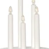 DORIS Ljusstake Batteri 17,5cm LED Vit