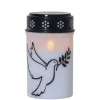 DOVE LED-Gravljus 12,5cm Vit