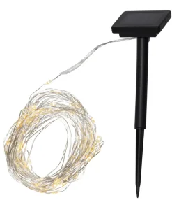DROP DROP Solcells-ljusslinga 19,9m Silver IP44