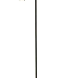DUBLIN Golvlampa 140cm Svart/Matt Mässing