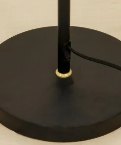 DUBLIN Golvlampa 140cm Svart/Matt Mässing