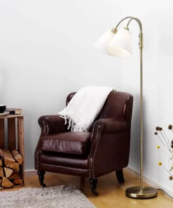 DUETT Golvlampa 140cm Antik/Vit