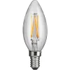 E14 CLASSIC Kronljus Klar 4W 2700K 400lm LED-Lampa