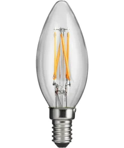 E14 CLASSIC Kronljus Klar 4W 2700K 400lm LED-Lampa