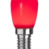 E14 Dekoration Party Päron Röd 0.9W 2lm LED-Lampa