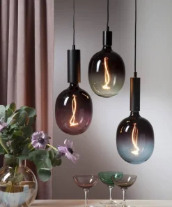 E27 DesignGlob 17,5cm Dimbar 4W 1600K 70lm Rosa LED-Lampa