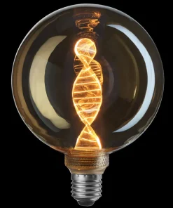 E27 DNA GOLD Glob125 3-steg Dimbar 3,6/2/0,9W 1800K LED-Lampa