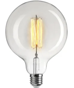 E27 Edison Led Glob 125 Klar 2W Dimbar
