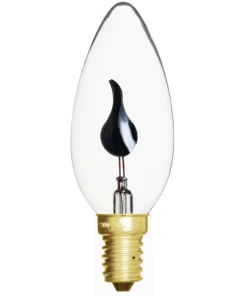 E14 FLICKER FLAME Kronljus 3W 1800K 5lm