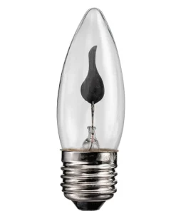 E27 FLICKER FLAME Kronljus 3W 1800K 5lm
