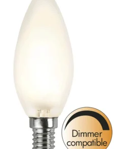 E14 Frostad Kronljus 4W 2700K 400lm LED-Lampa