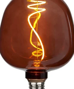 E27 Glob125 Decoled Brun 2W 1800K 45lm LED-Lampa