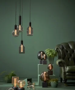 E27 Glob125 Decoled New Generation Classic Svart 1W 2000K 50lm LED-Lampa