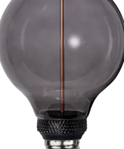 E27 Glob95 DecoLed 3-Steg Dimbar Minne 2W 1800K 100lm Smoke