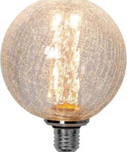 E27 Glob125 Decoled 1W 2000K 50lm Bubblig LED-Lampa