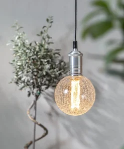 E27 Glob125 Decoled 1W 2000K 50lm Bubblig LED-Lampa