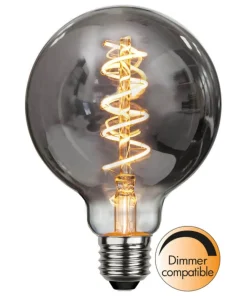 E27 Glob95 Dimbar Decoled Rökfärgad 2W 2100K 50lm LED-Lampa