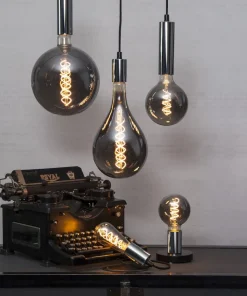 E27 Glob125 Dimbar Spiral Rökfärgad 2W 2100K 40lm LED-Lampa