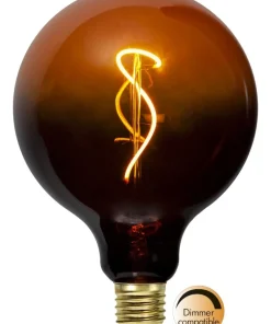 E27 Glob125 Dimbar 4W 1700K 55lm Gul LED-Lampa