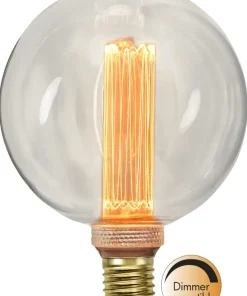 E27 Glob125 Dimbar 2.5W 1800K 90lm Klar LED-Lampa