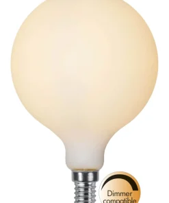 E14 Glob95 Opal 1.5W 2600k 120lm Dimbar LED-lampa