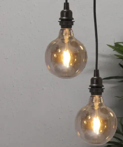 E27 Glob125 Plain Amber 0.75W 2000K 80lm LED-Lampa