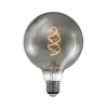 E27 Glob125 3-Stegs Dimbar 4W 150lm 1800K Curly Smoke