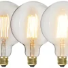E27 Glob125 3-stegs Dimmfunktion 6.5W 2100k 700lm LED-lampa