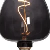 E27 Glob125 2W 2200K 40lm Svart LED-Lampa