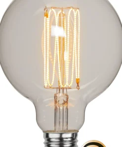 E27 GRACE Glob95 Dimbar Decoled Smoke 3.8W 1800K 200lm LED-Lampa