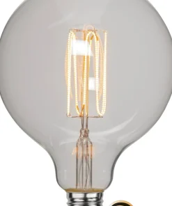 E27 GRACE Glob125 Dimbar Decoled Smoke 3.8W 1800K 200lm LED-Lampa