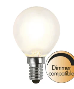 E14 Klot Dimbar 4W 2700K 400lm Frostad LED-Lampa