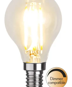 E14 Klot Dimbar 4.2W 2700K 470lm Klar LED-Lampa