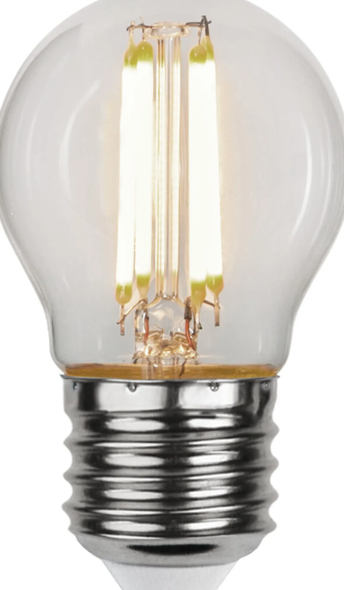 E27 Klot 3-Steg Dimbar Minne Klar 4.2W 3000K 470lm LED-Lampa
