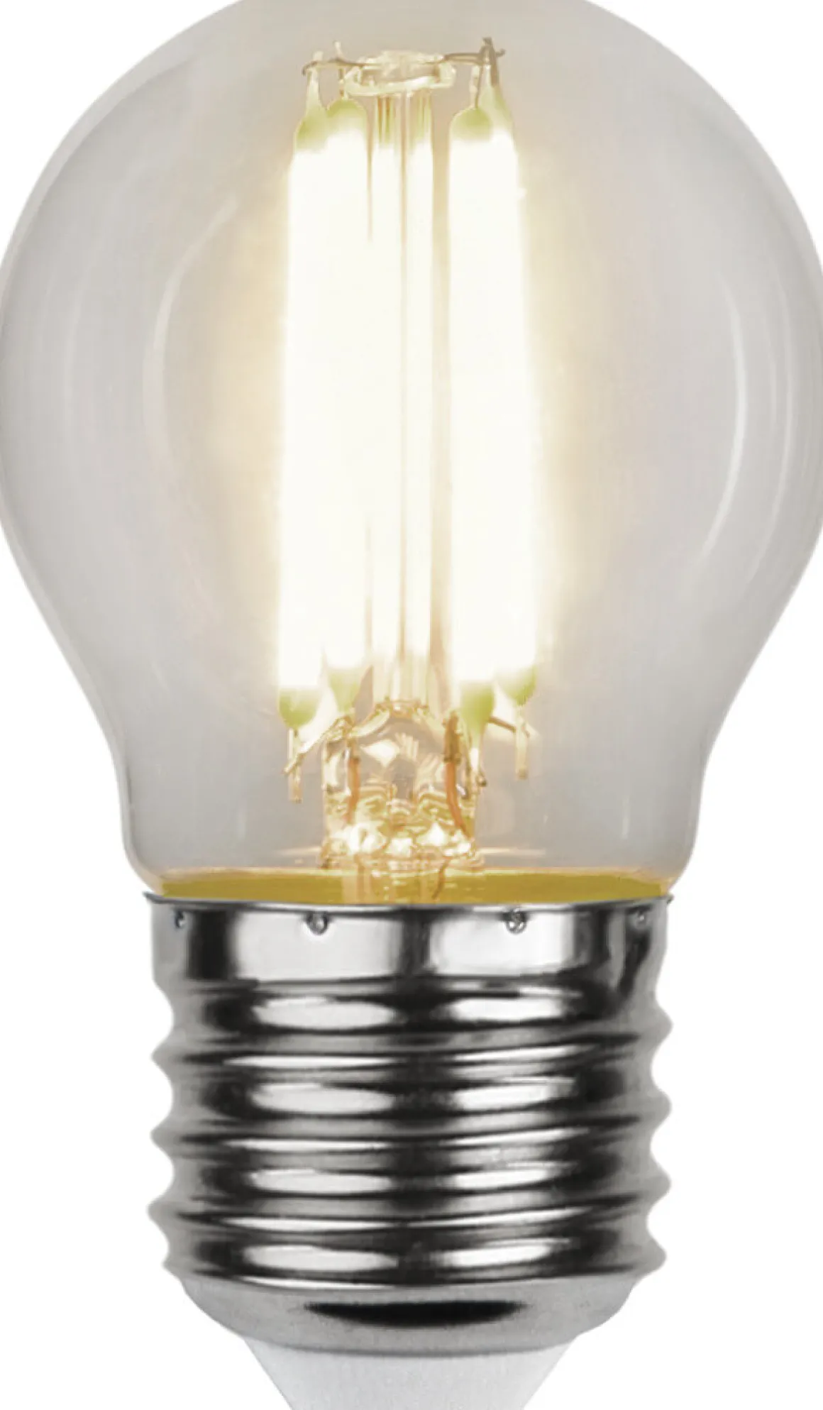 E27 Klot 3-Steg Dimbar Minne Klar 4.2W 3000K 470lm LED-Lampa