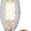 E14 Kron Vriden Dimbar 3W 2700K 250lm Klar LED-Lampa