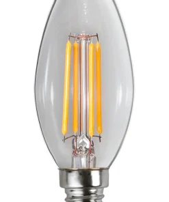 E14 Kronljus 3-Steg Dimbar Minne 4.2W 3000K 470lm Klar LED-Lampa