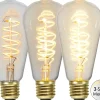 E27 Navigation 3-steg Dimbar Minne 4W 2100K 270lm Klar LED-Lampa