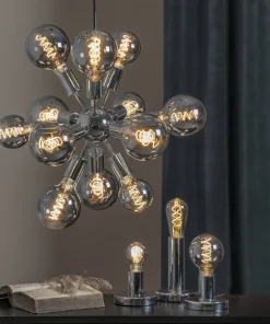 E27 Normal Dimbar Decoled Rökfärgad 2W 2100K 50lm LED-Lampa