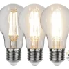 E27 Normal 3-Steg Dimbar Minne Klar 6.5W 3000K 800lm LED-Lampa