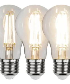 E27 Normal 3-Steg Dimbar Minne Klar 6.5W 3000K 800lm LED-Lampa