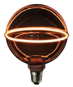 E27 O-LED NERO Horizontal Glob125 Dimbar 1800K LED-Lampa