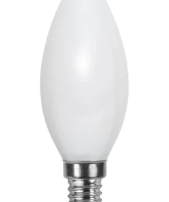 E14 Opal RA90 Kronljus 2W 2700K 150lm LED-Lampa