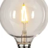 E27 PC Cover Glob95 1W 2200k 90lm LED-Lampa