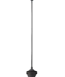 E27 Pendelupphäng 125cm plastkabel Svart