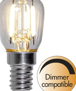 E14 Päron Dimbar 1.6W 2700K 110lm Klar LED-Lampa